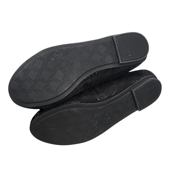 VIONIC ALLORA WOMEN BLACK BALLET FLAT PATENT COMFORT ORTHOTIC CUSHIONED SZ 7 EUC - Picture 5 of 7